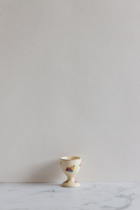 vintage czech porcelain egg cups, set of 5