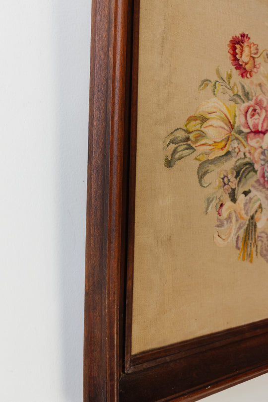 antique french aubusson framed tapestry