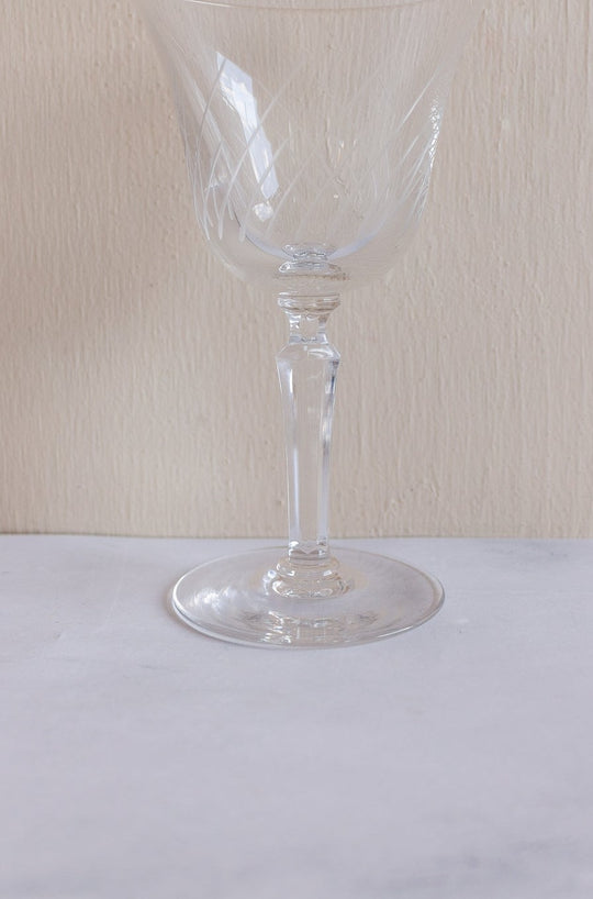 1930s French etched glassware sets