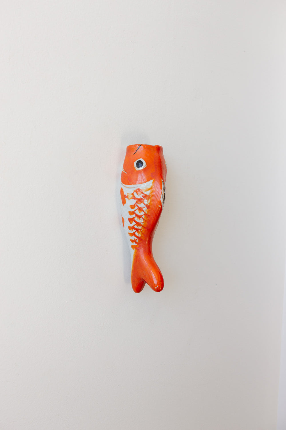 vintage french hand painted koi bouquetière