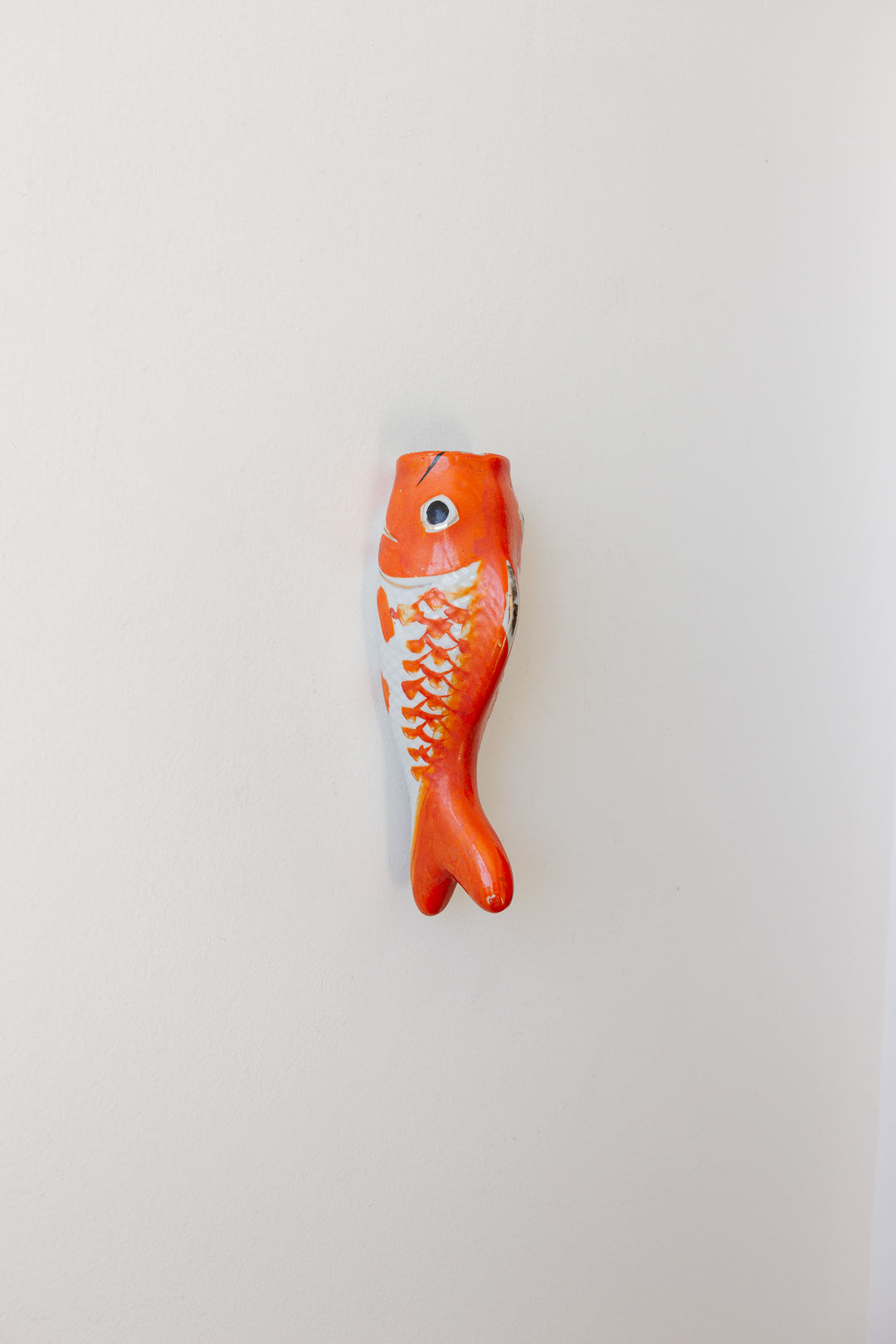 vintage french hand painted koi bouquetière