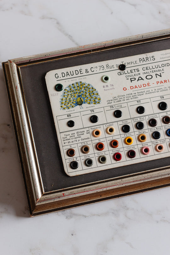 1920s G. Daudé et Cie "paon" buttons