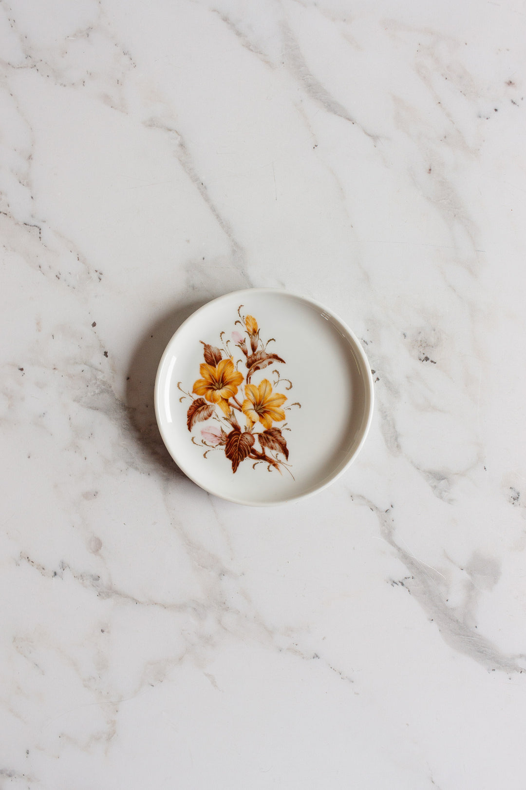 kaiser germany midcentury porcelain coasters, set of 6