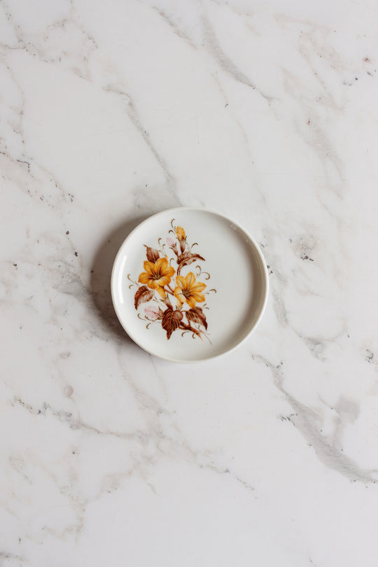 kaiser germany midcentury porcelain coasters, set of 6