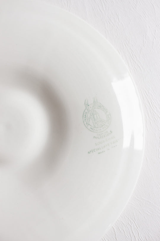 vintage french "moulin des loups" oyster plates