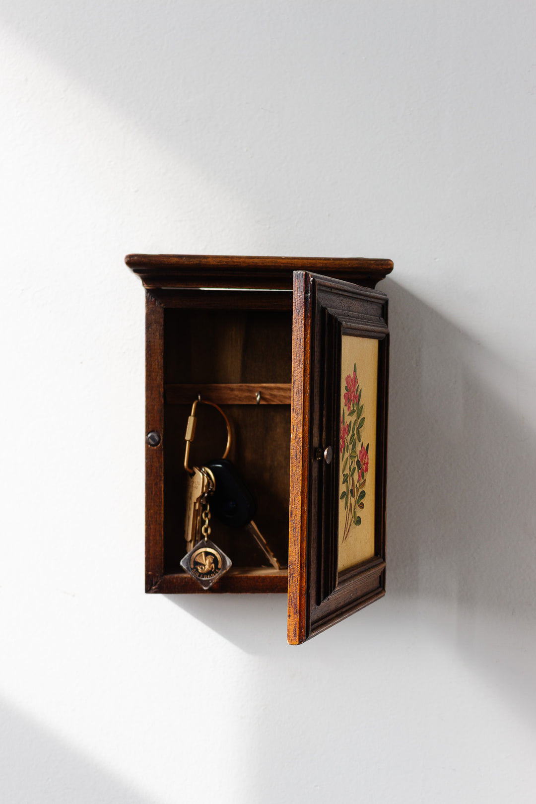 vintage french wall mounted key cabinet