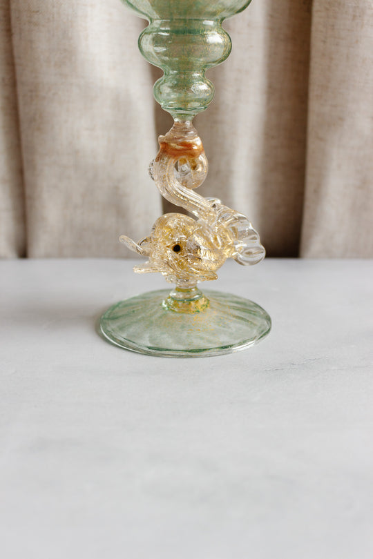 rare turn of the century hand blown venetian glass by salviati