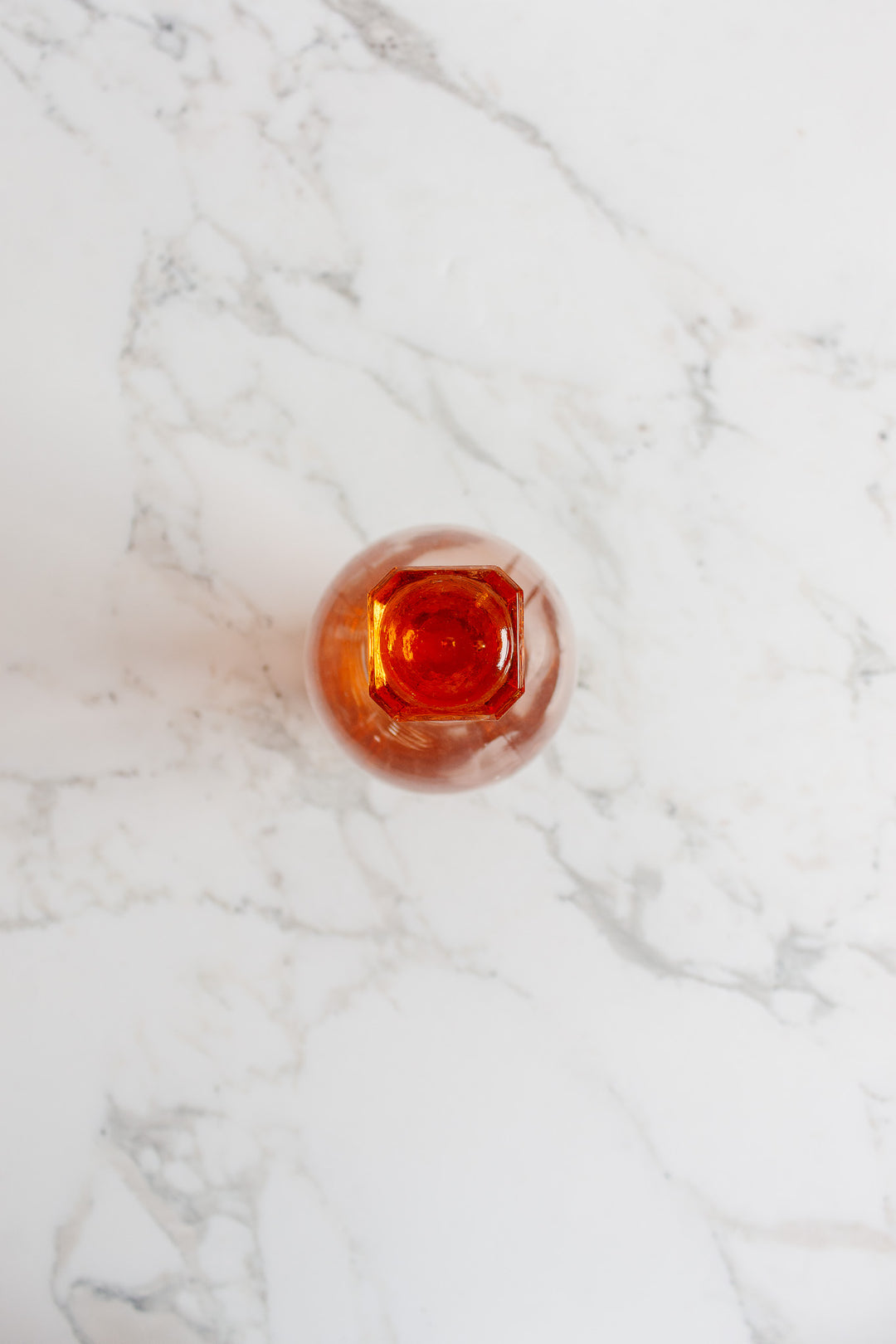 vintage french pink rosaline glass decanter