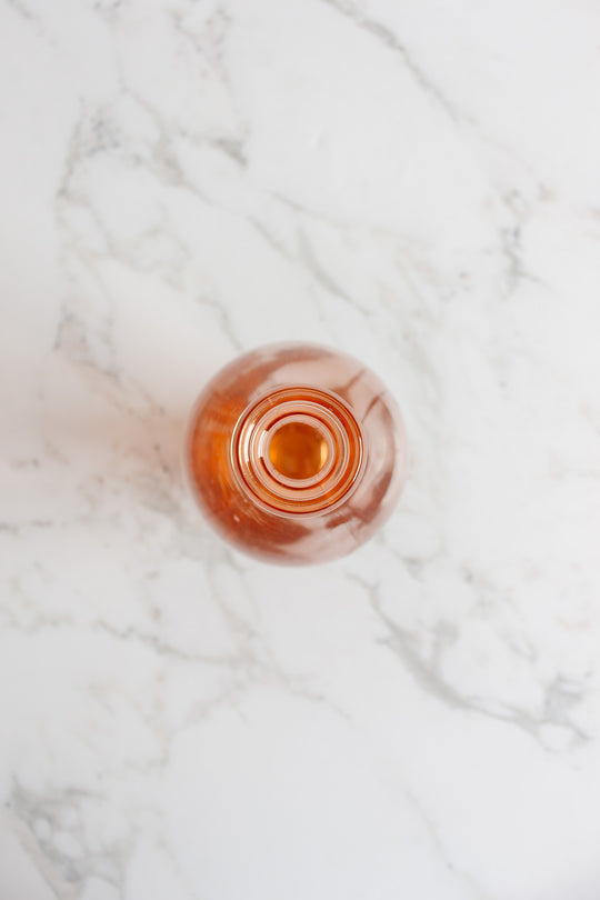 vintage french pink rosaline glass decanter