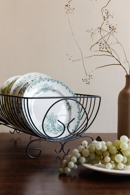 antique french wirework dish rack