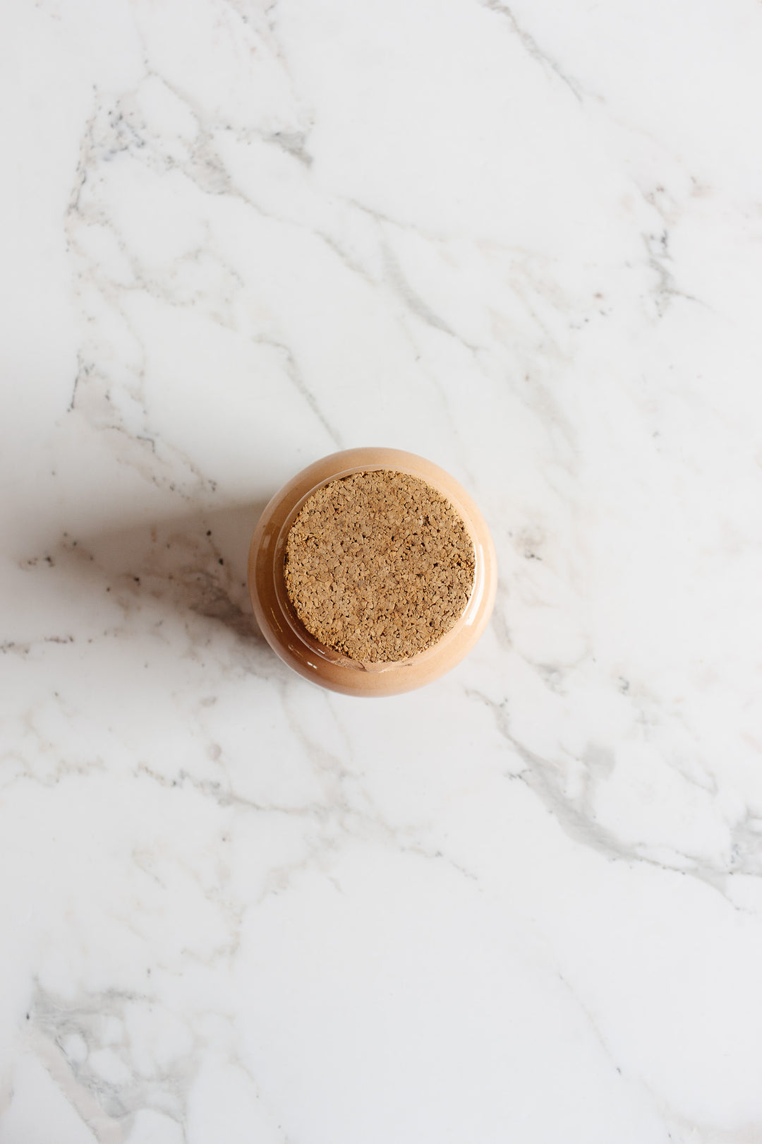 vintage french pink mustard jar