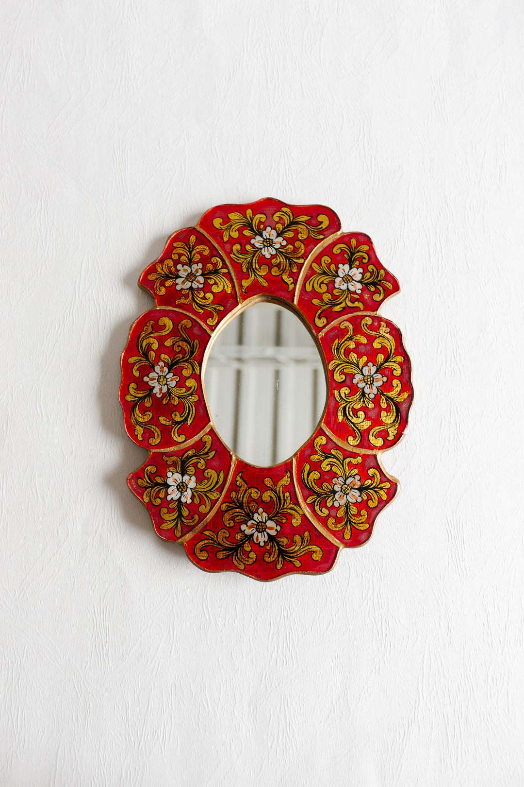 antique french verre églomisé mirror