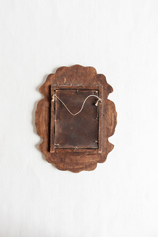 antique french verre églomisé mirror
