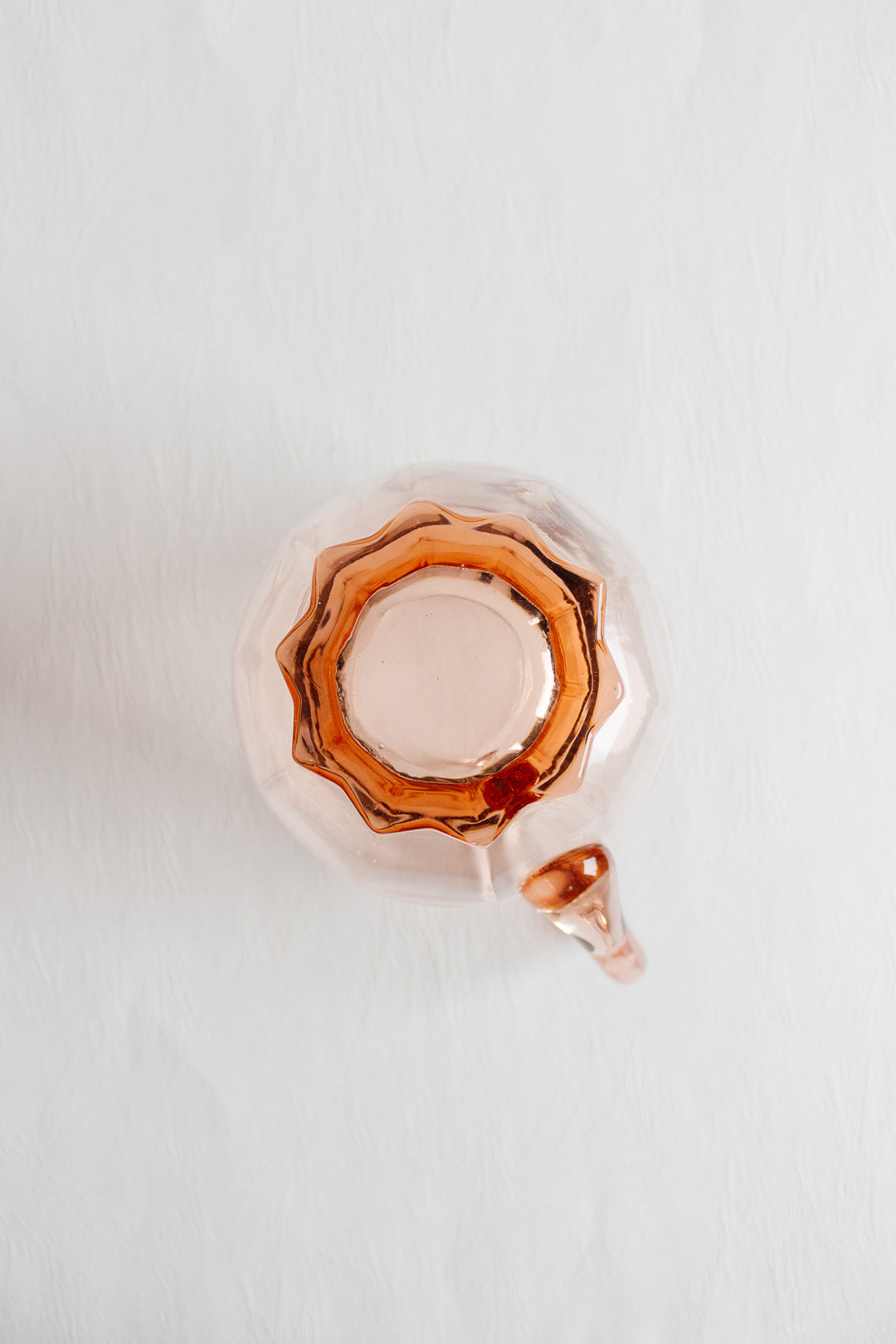 1930s french pink glass pitcher