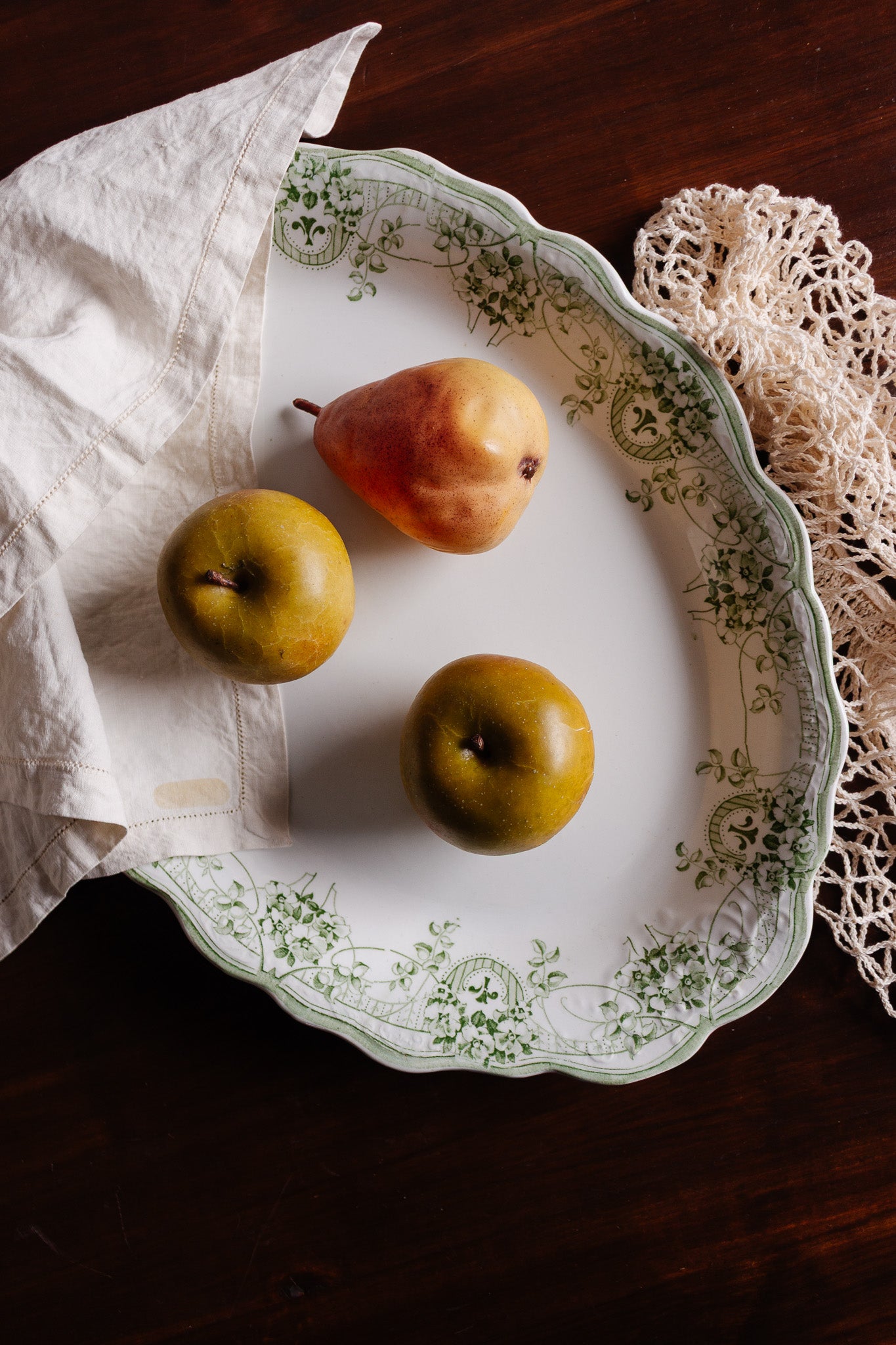 antique JHW & Sons Hanley semi porcelain platter – Joliette