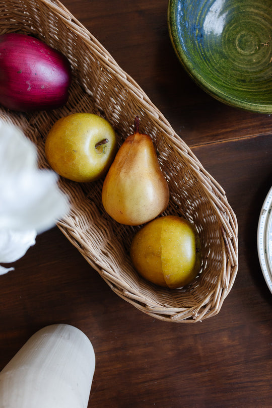 vintage French baguette basket