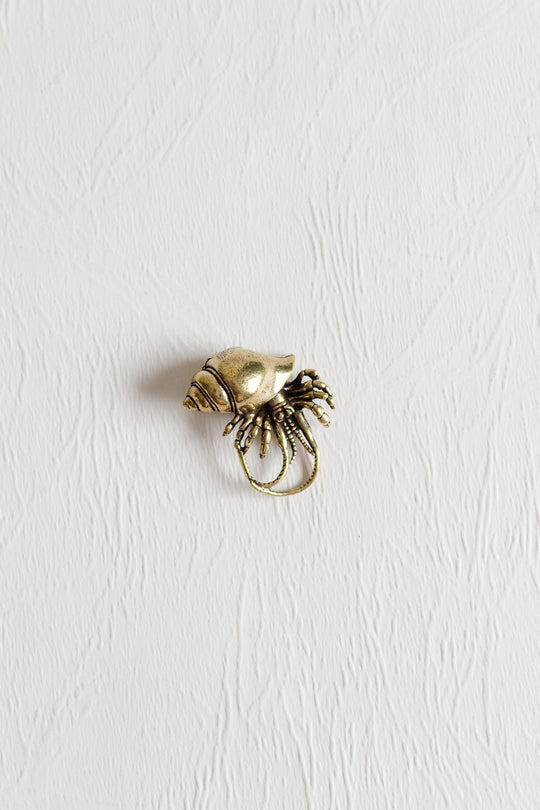 vintage french miniature hermit  crab