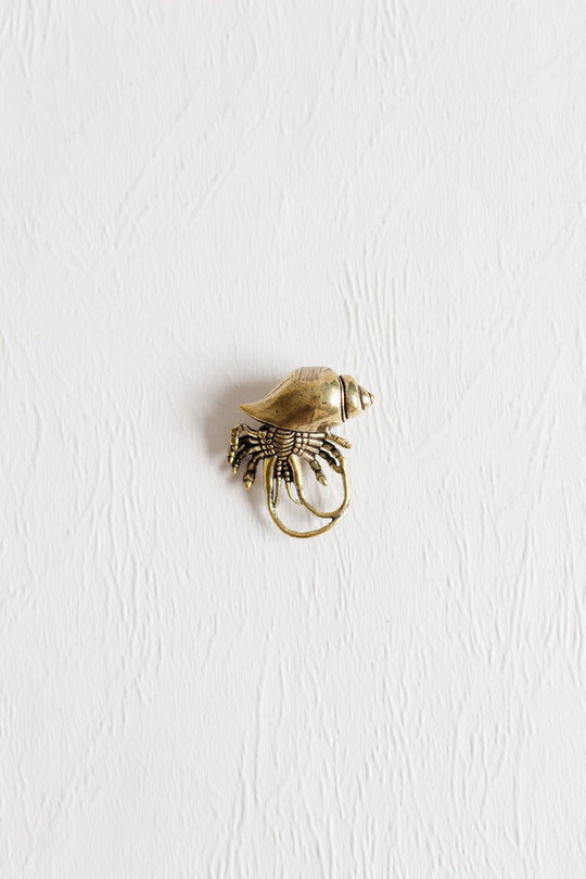 vintage french miniature hermit  crab