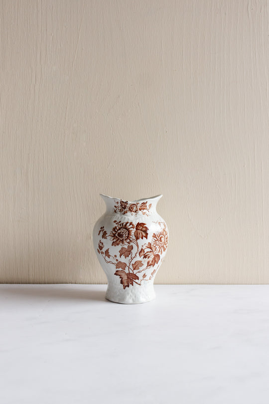 Early 20th Century English transferware vase