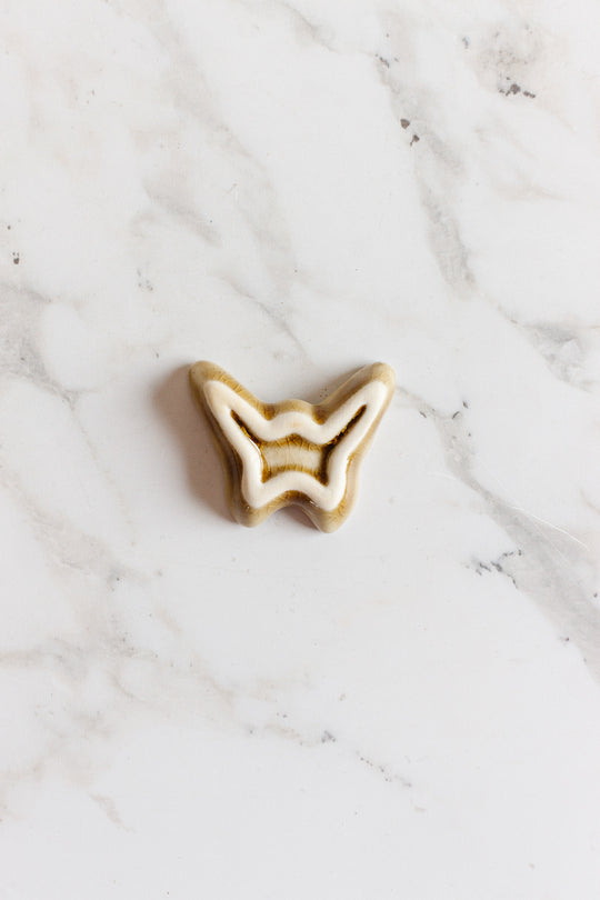 vintage french "papillion" knife rests, set of 6