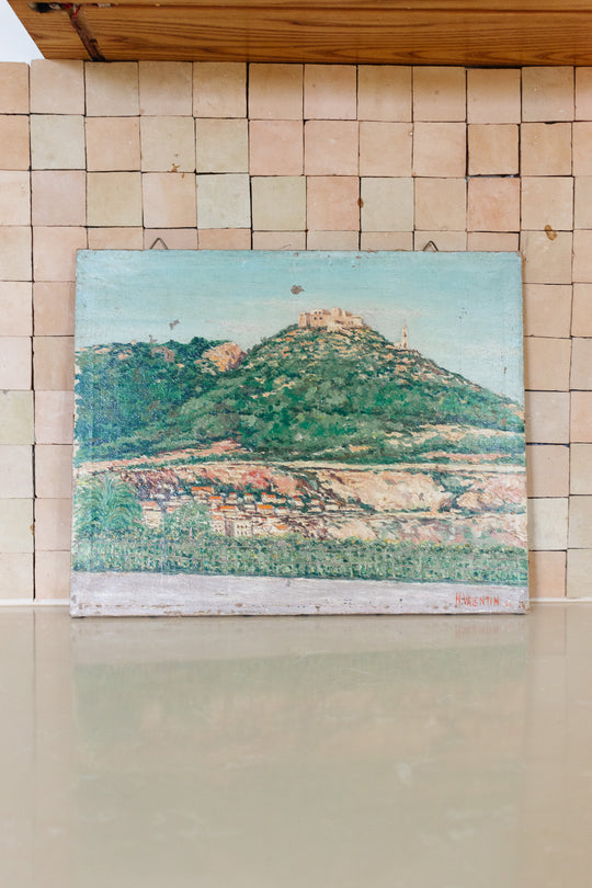 petit village sur une colline