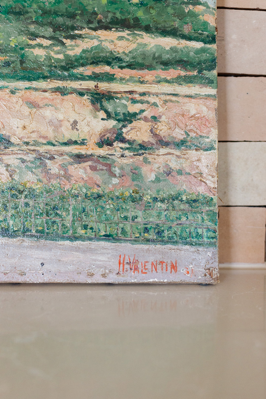 petit village sur une colline