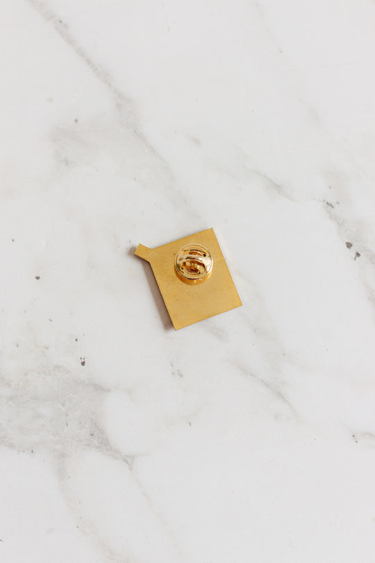 vintage french Christian Dior "mascara parfait" pin