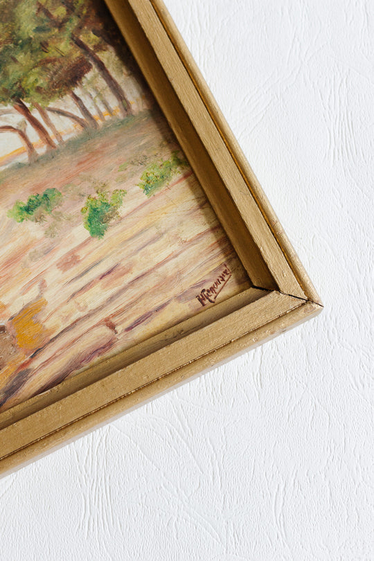 les arbres qui se courbent