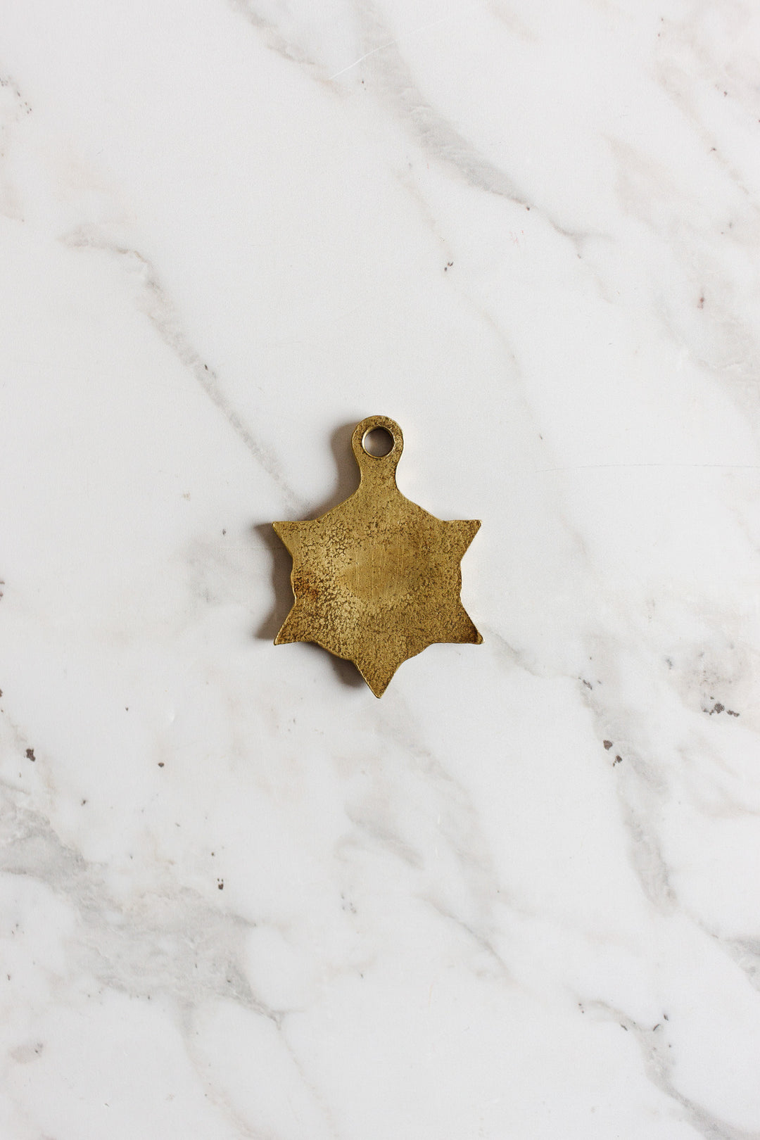 rare 1920s french étoile "hotel parmentier" brass key fob