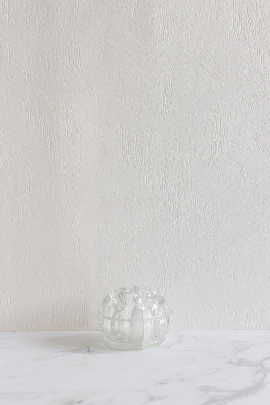 antique french tall floral frog