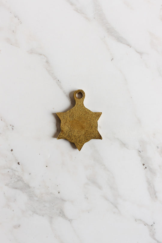 rare 1920s french étoile "hotel parmentier" brass key fob