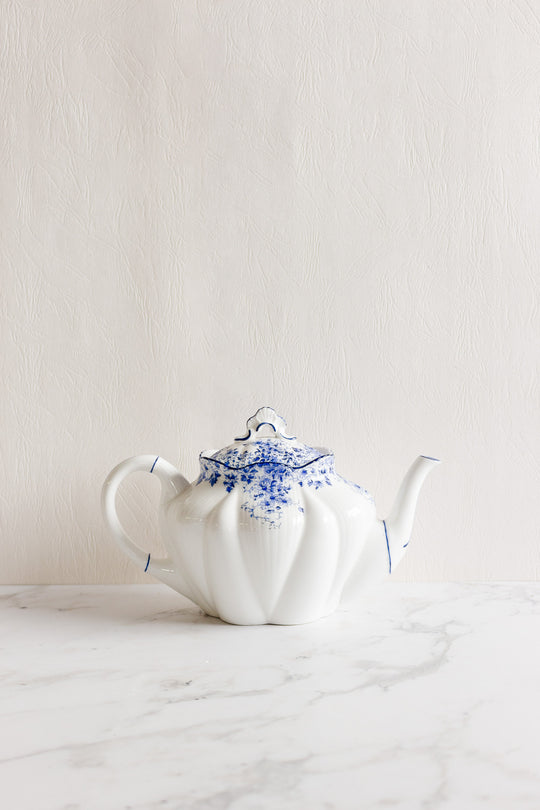 rare vintage shelley dainty blue tea set