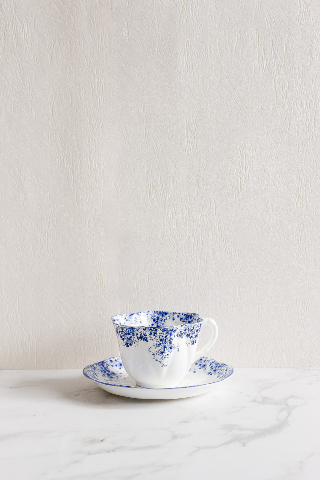 rare vintage shelley dainty blue tea set