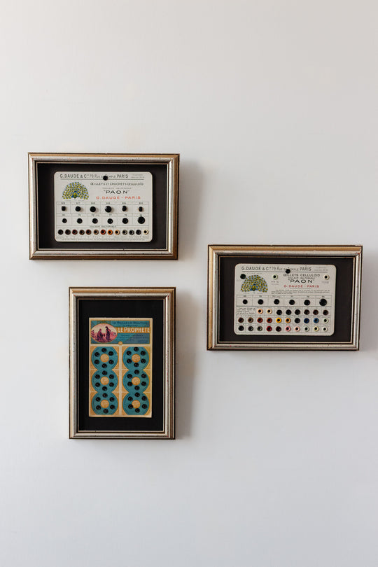 1920s G. Daudé et Cie "paon" buttons