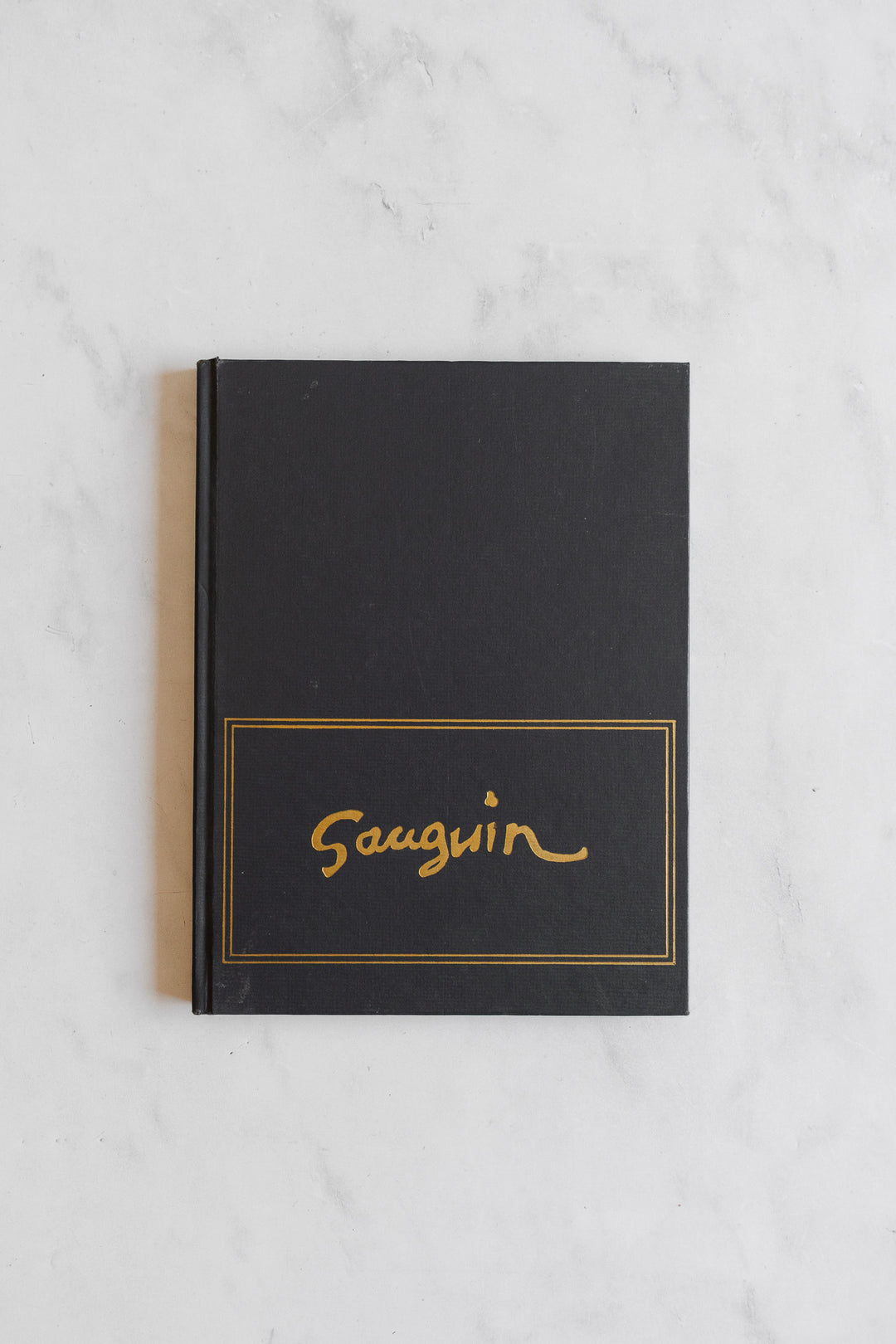 vintage French art book, “gaugin”