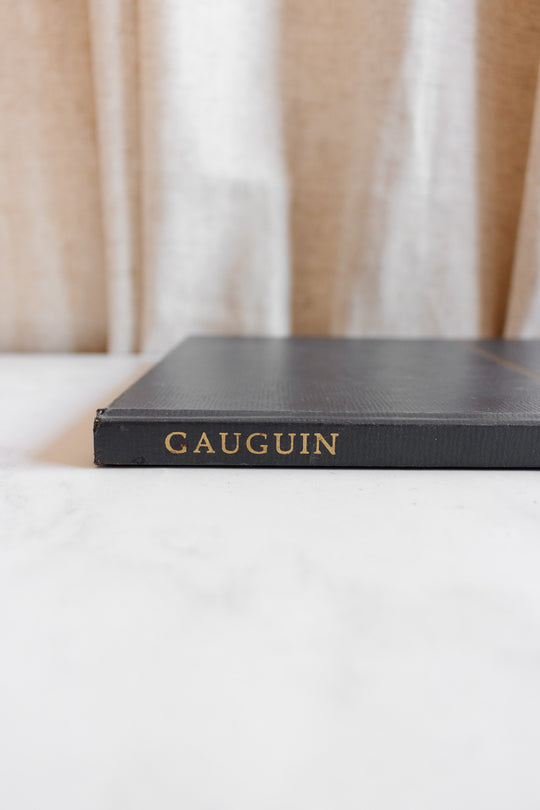 vintage French art book, “gaugin”