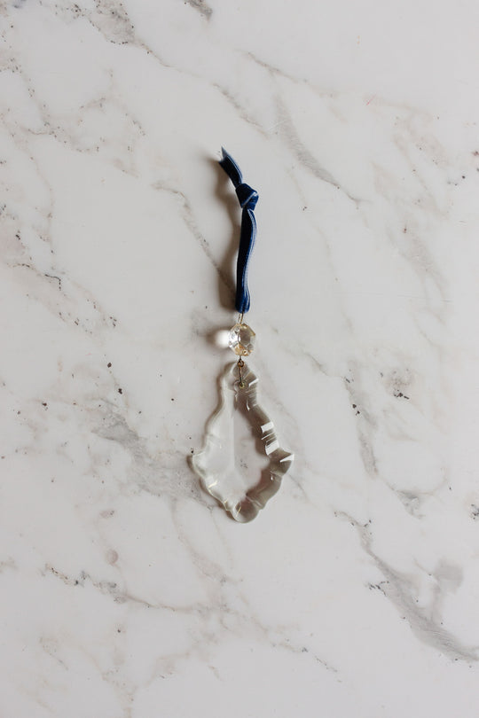 antique french hand cut crystal chandelier pendalogue ornament with petite crystal