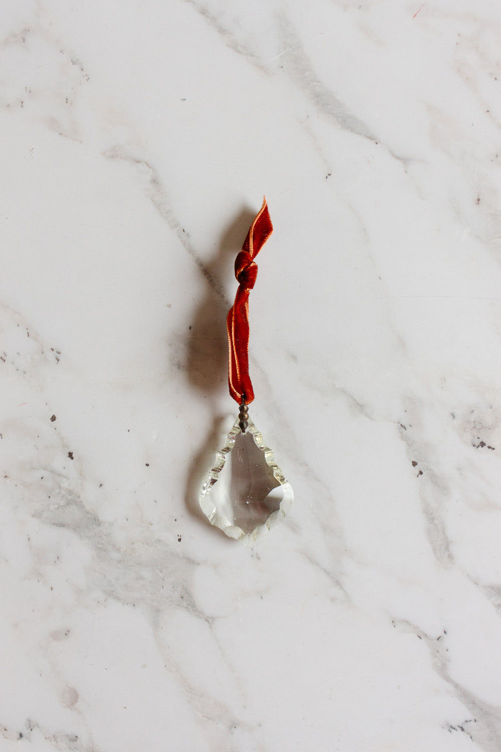 antique french cut crystal pendalogue chandelier pendant