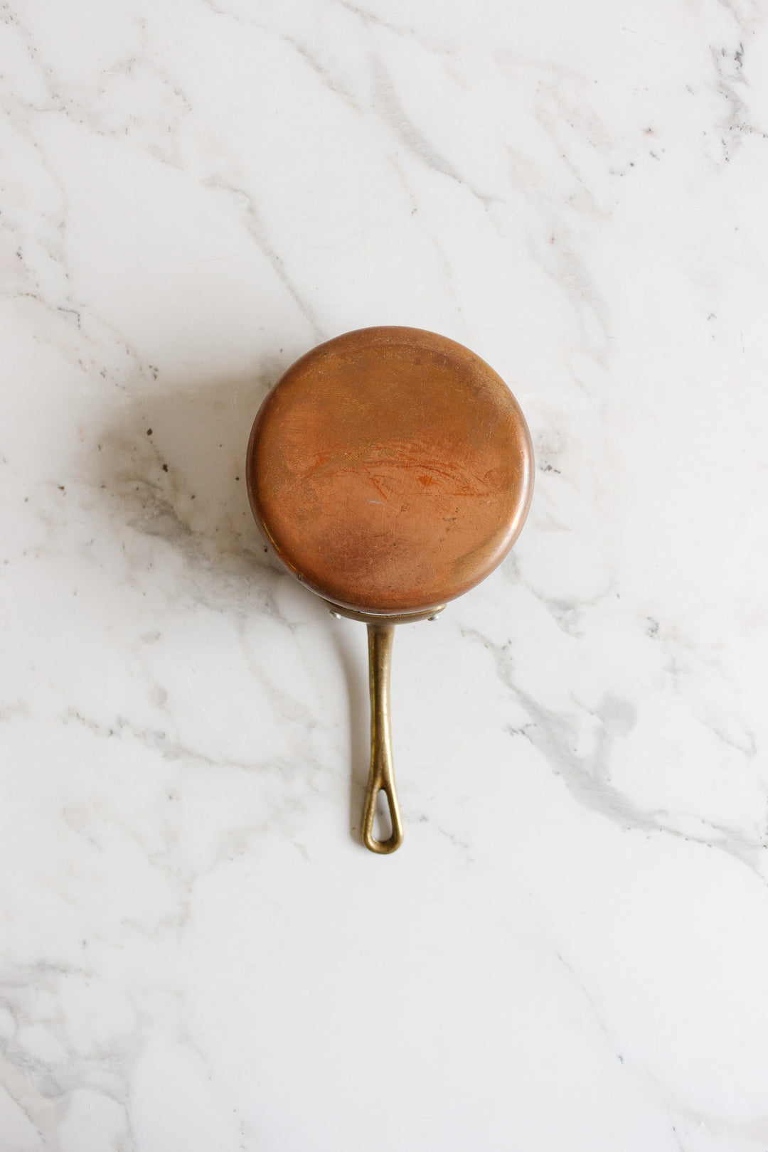 vintage french petit copper pot