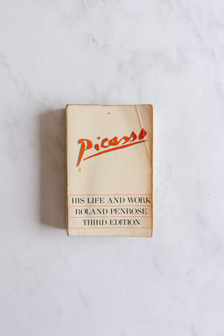 "Picasso: his life and his work" vintage book