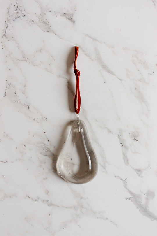 antique french extra large hand cut chandelier pear shaped ornament