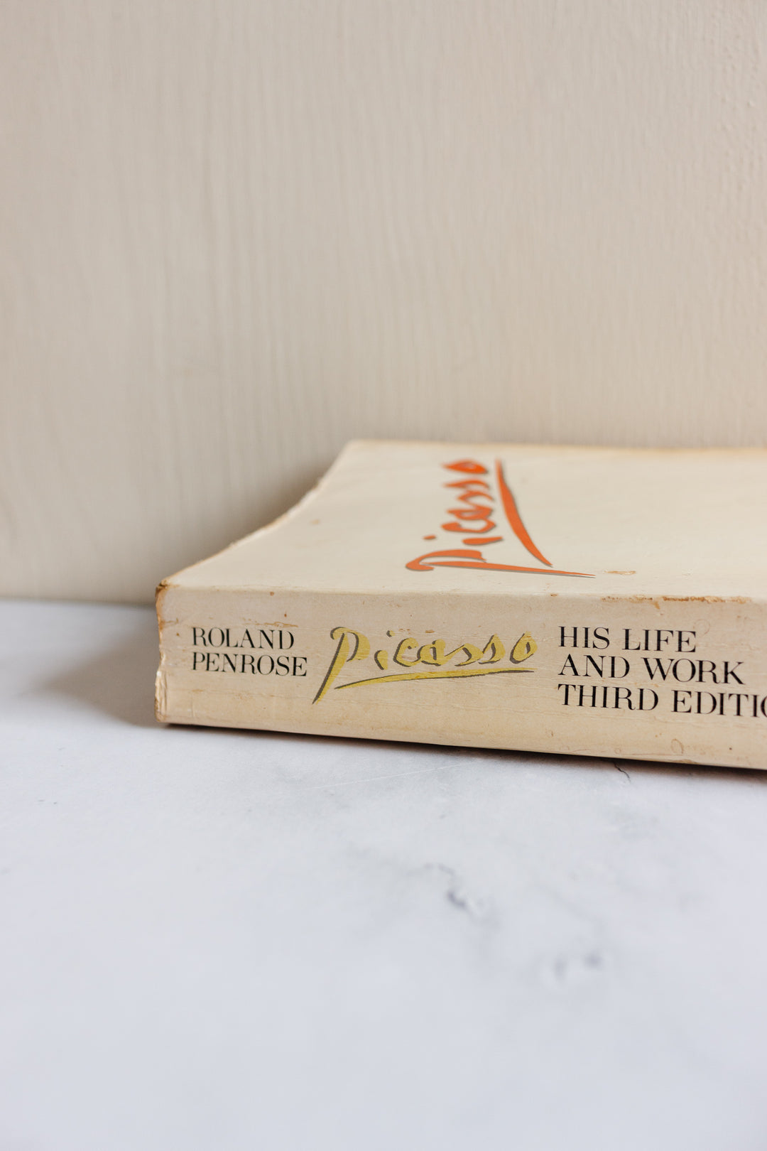 "Picasso: his life and his work" vintage book