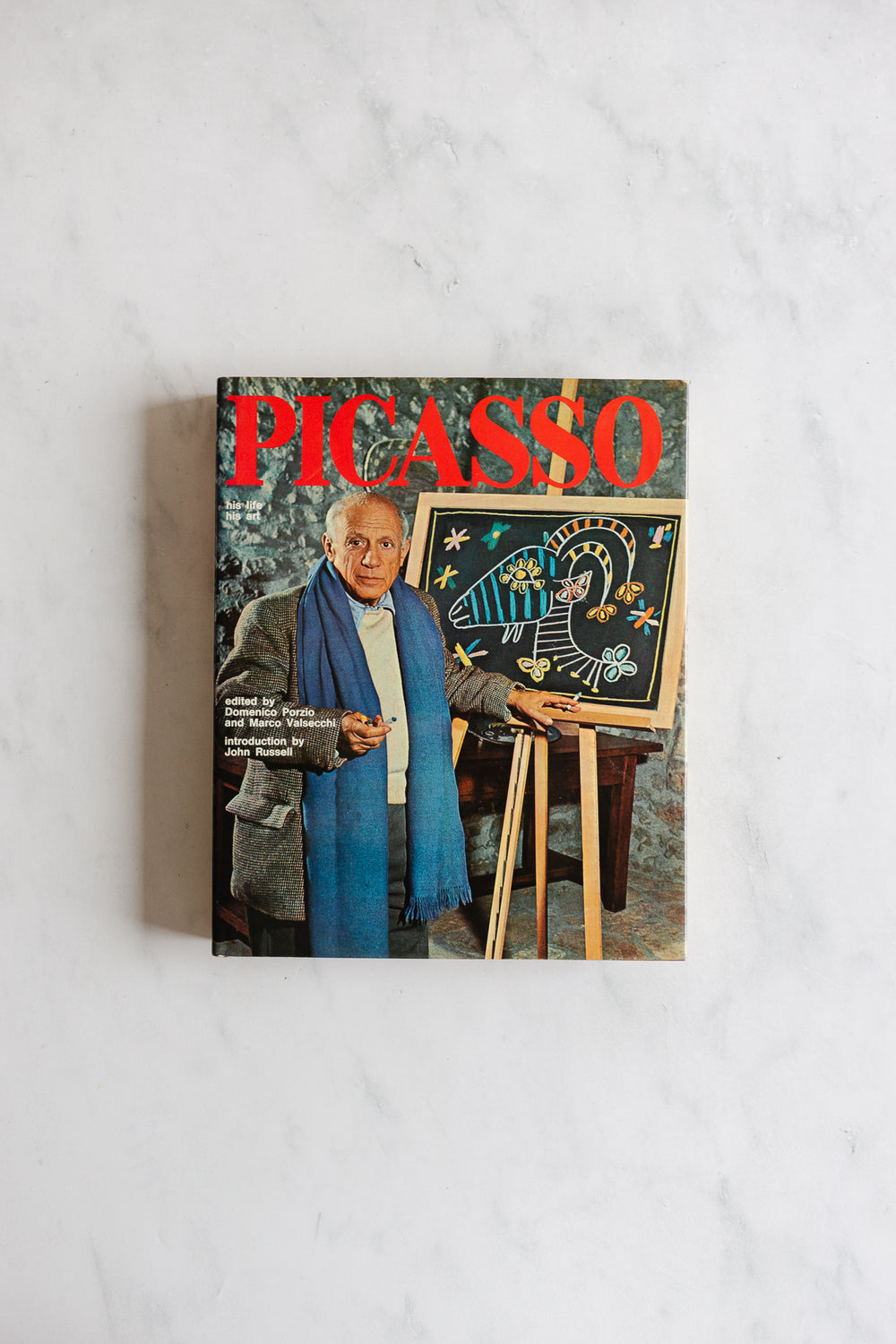 vintage book "Picasso: his life, his art"