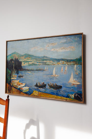les bateaux et l'océan
