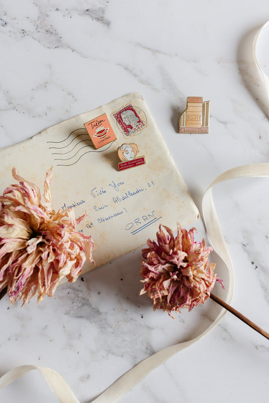 vintage french advertising collectible pins