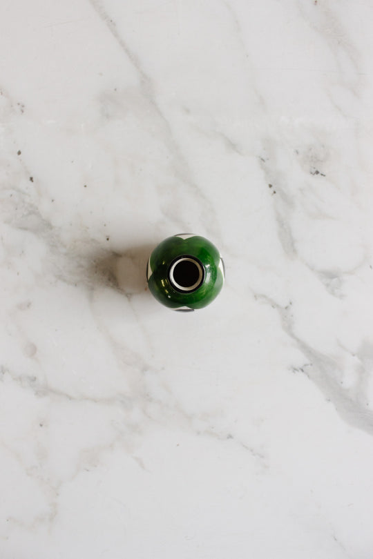 1920s limoges petite vase "avec cerises"