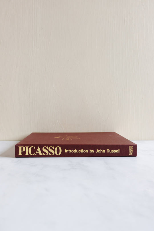 vintage book "Picasso: his life, his art"