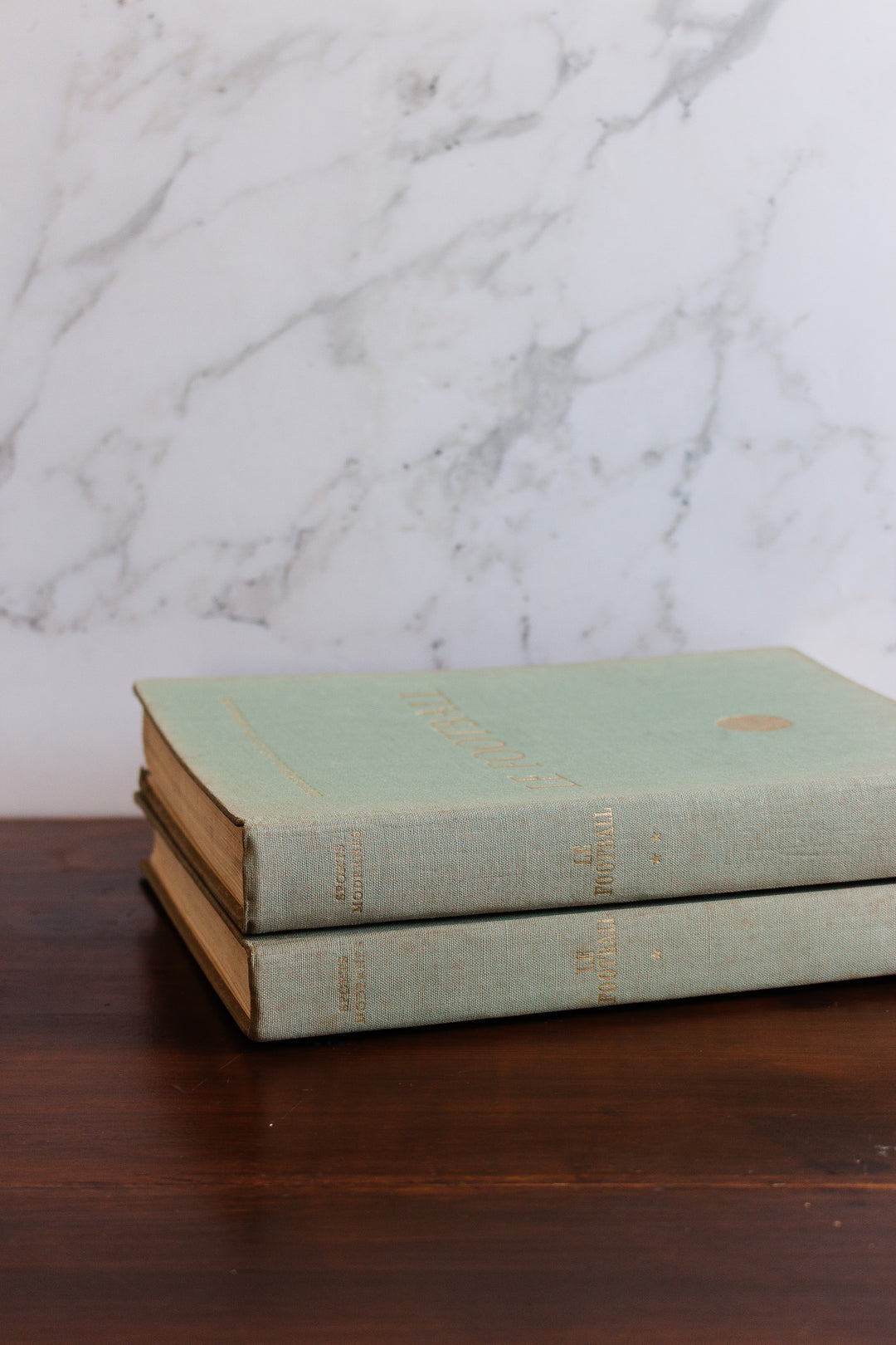 "le football" midcentury french coffee table books: volumes 1 and 2