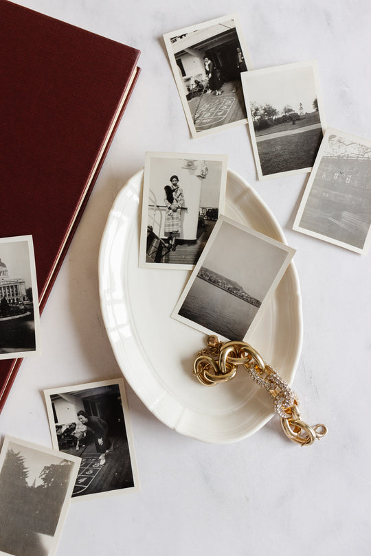 vintage English porcelain “ravier”