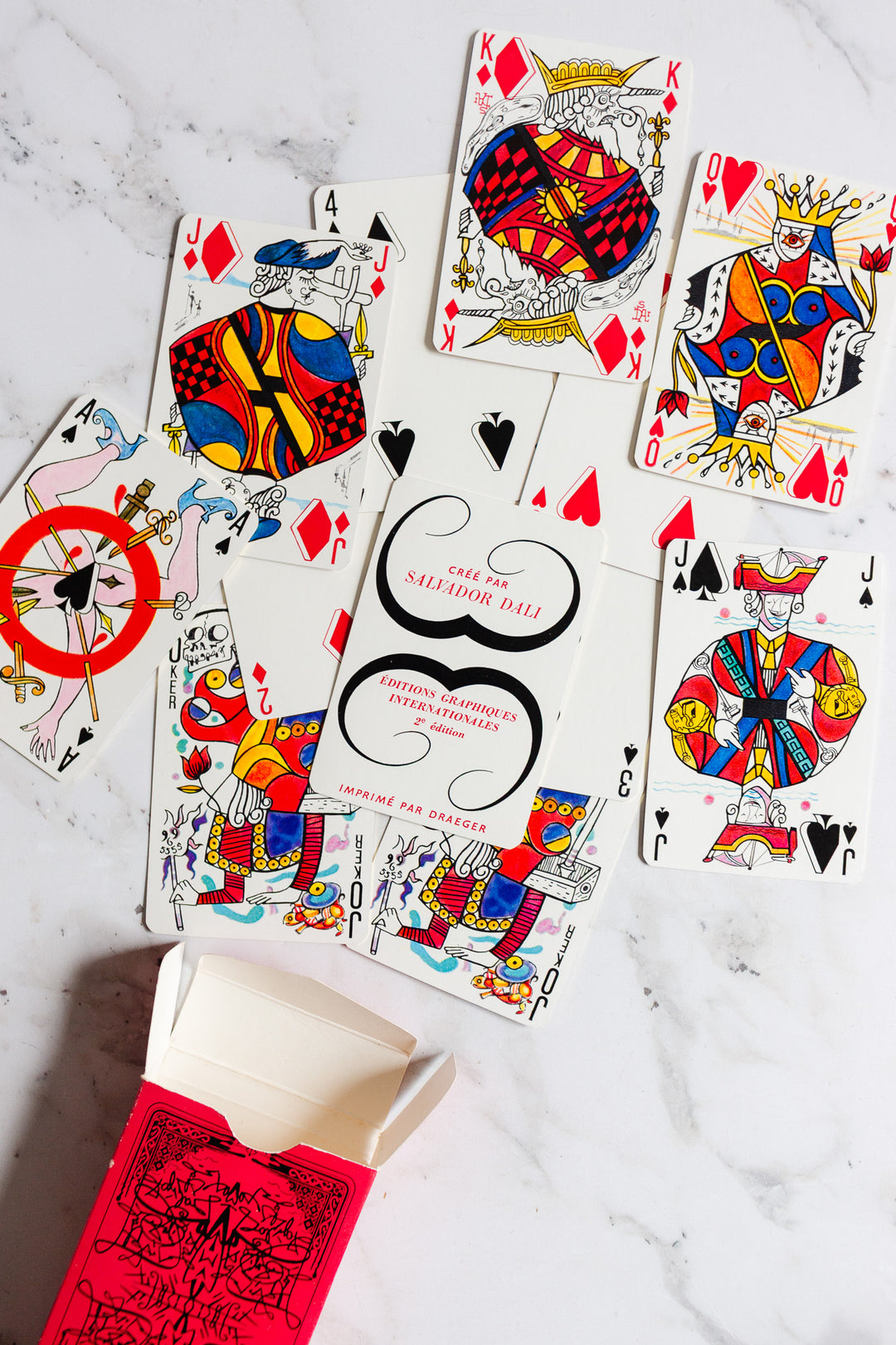 rare vintage Salvador dali card set